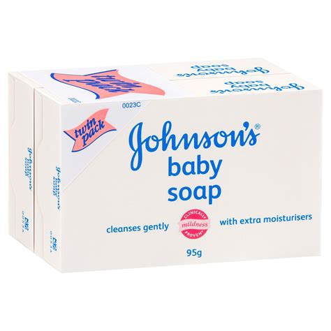 Johnson's Baby Soap Bar Twin Pack 2 x 95g