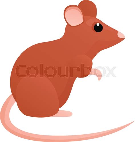 Animal rat icon. Cartoon of animal rat ... | Stock vector | Colourbox