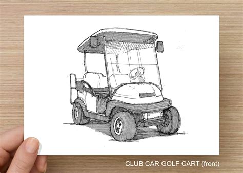 Discover 71+ golf cart sketch latest - seven.edu.vn