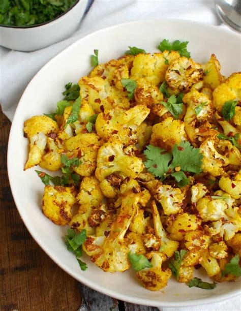 Turmeric Roasted Cauliflower | Recipe | Indian food recipes, Vegetable ...