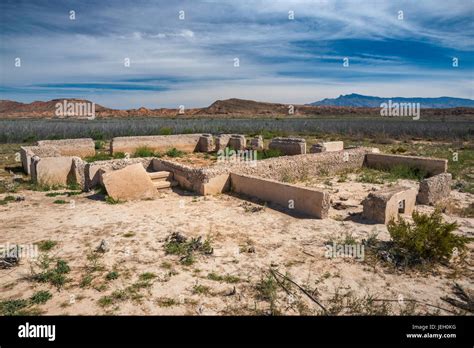 Foundation of house in St Thomas, ghost town submerged under Lake Mead ...