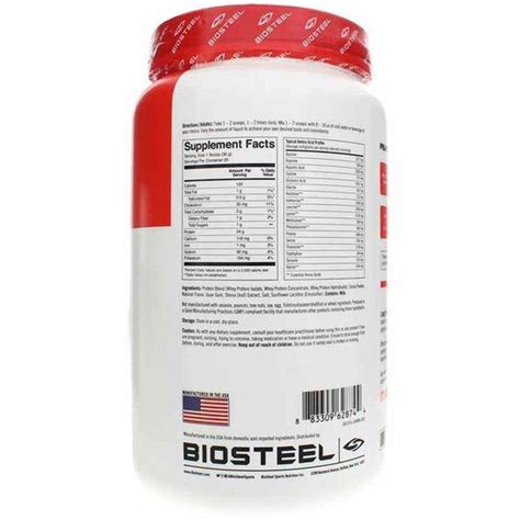 100% Whey Protein, BioSteel