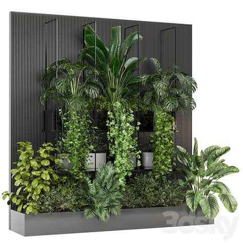 indoor wall vertical garden - Set 933 - Fitowall - 3D model