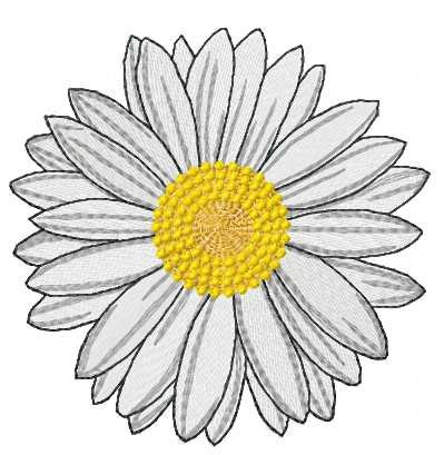 Daisy free embroidery design - Free embroidery designs links and ...