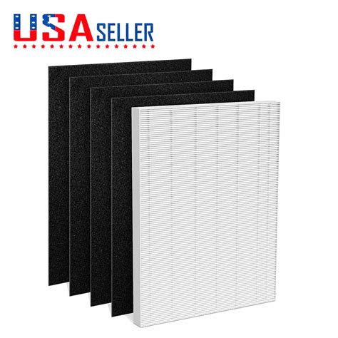 5 Pack 115115 True HEPA Filter A for Winix PlasmaWave 5300-2, C535 ...