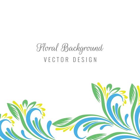 Colorful floral isolated on white background 275516 Vector Art at Vecteezy