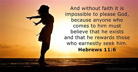 Hebrews 11:6 - Bible verse - DailyVerses.net