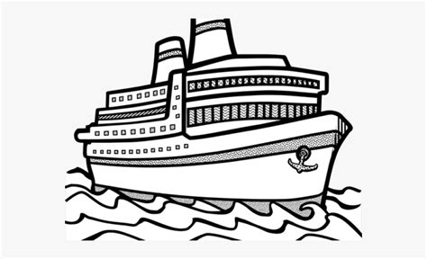 Cruise Ship Black And White Clipart : Clip Cruise Ship Clipart Library Collection High Nicepng ...