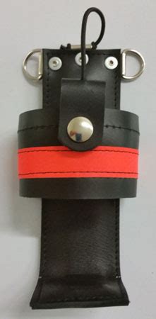 Leather Firefighter Motorola APX 6000 Radio Holder 3M Solid