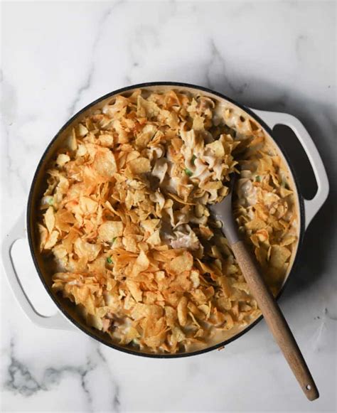 Tuna Noodle Casserole with Potato Chips - The Healthy Epicurean