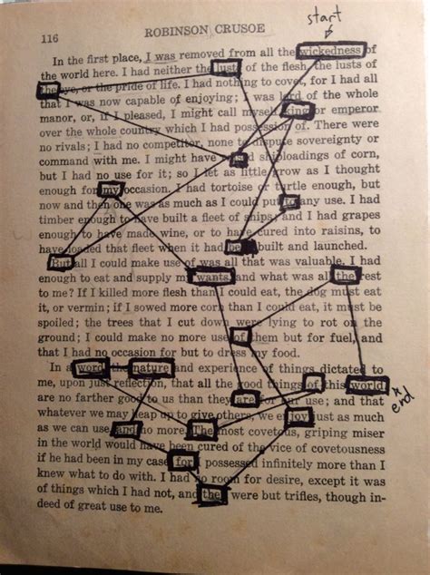 Blackout Poetry | The Blank Page