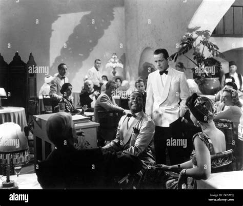 Casablanca Year : 1942 USA Director : Michael Curtiz Dooley Wilson, Humphrey Bogart Stock Photo ...