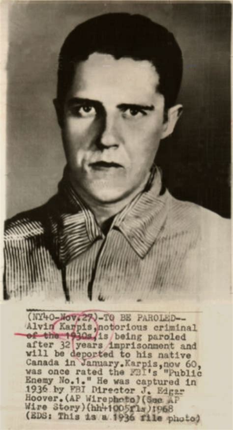 Alvin Karpis (Canadian Gangster) ~ Bio with [ Photos | Videos ]