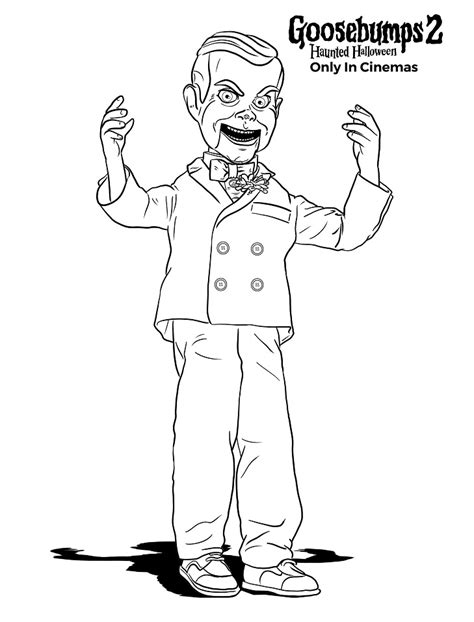 Slappy from Goosebumps Coloring Page - Free Printable Coloring Pages ...