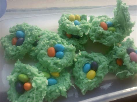 Russell Stover candies at Easter. I loved the green coconut bird nests in the center pocket ...