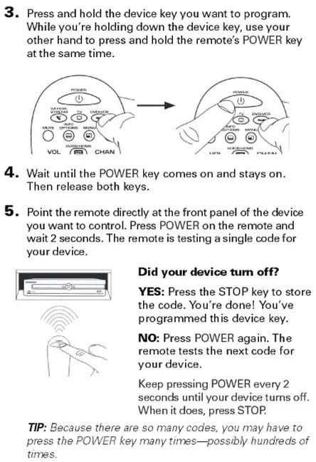 RCA 3 in 1 Universal Remote - Programming & Remote Codes For TV & Audio ...