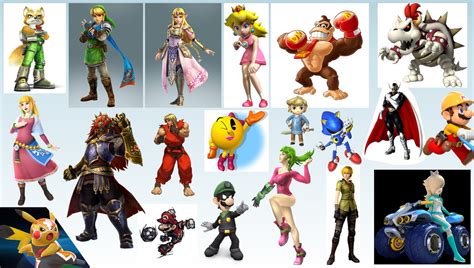 Super Smash Bros. for WiiU - DLC Costumes Ideas by DENDEROTTO on DeviantArt