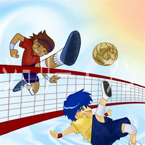 Cartoon Takraw | Kartun, Ilustrasi, Olahraga