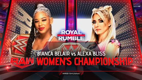 Bianca Belair vs. Alexa Bliss / Royal Rumble 2023 WR3D Simulation - YouTube