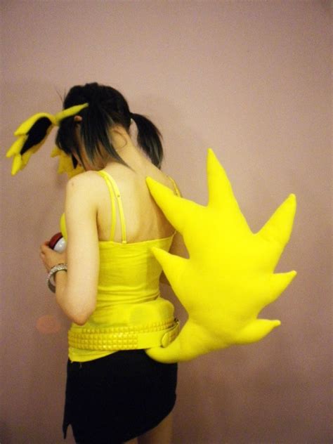 Halloween Jolteon Headband and Tail Cosplay Set