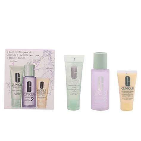 Clinique 3-step Skin Care System 3 Piece Set for Women, Skin ...