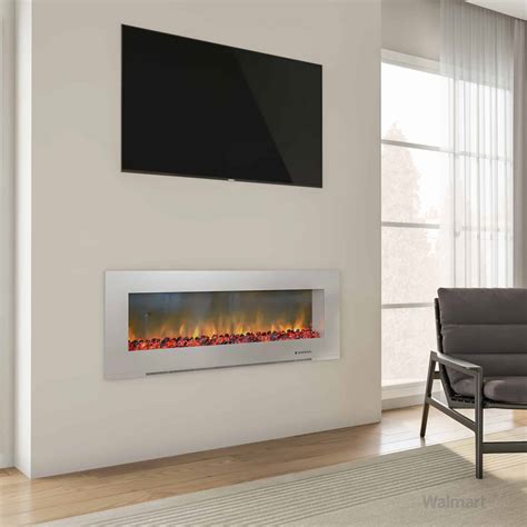 Cambridge Metropolitan 56" Wall-Mount Electric Fireplace Heater in ...