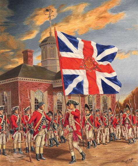 Subjects of the Crown Britian's final show of strength in Williamsburg, Virginia. Sunner, 1781 ...