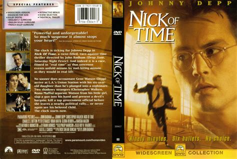 Nick Of Time - Movie DVD Scanned Covers - 349Nick Of Time :: DVD Covers