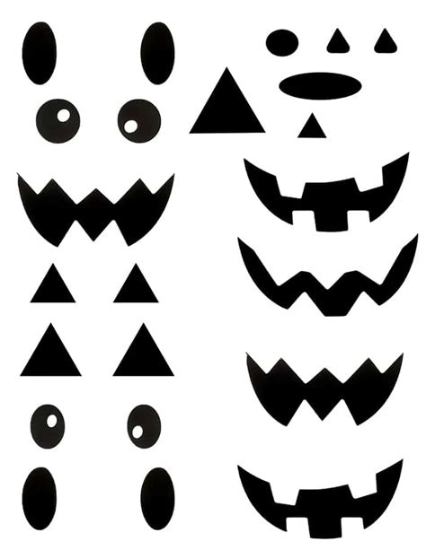 Free Jack-O-Lantern Printable: Coloring Pages Templates - A Crafty Life