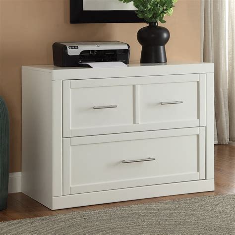 White Wood Filing Cabinet - Filing Cabinets