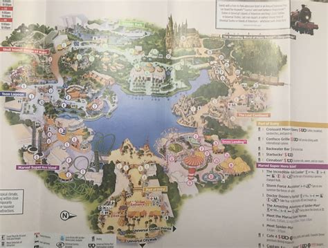 Islands of Adventure Map - ThemeParkHipster