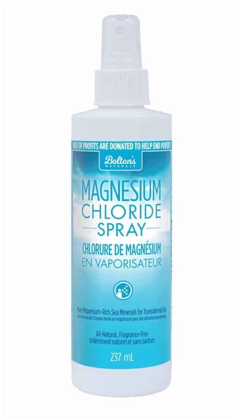 Magnesium Chloride Spray - Natural Calm Canada