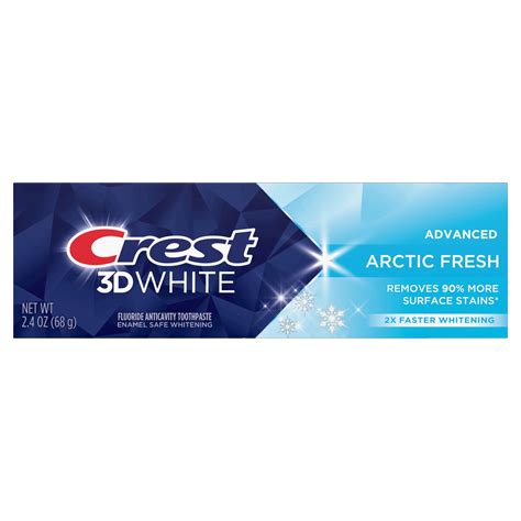 Crest 3D White Advanced Whitening Toothpaste - Arctic Fresh - Shop ...