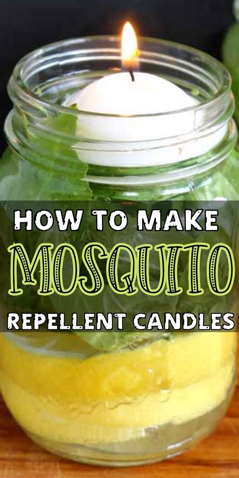 DIY candles. Repel mosquitoes naturally. Easy tips to get rid of mosquitoes. Find out how to ...