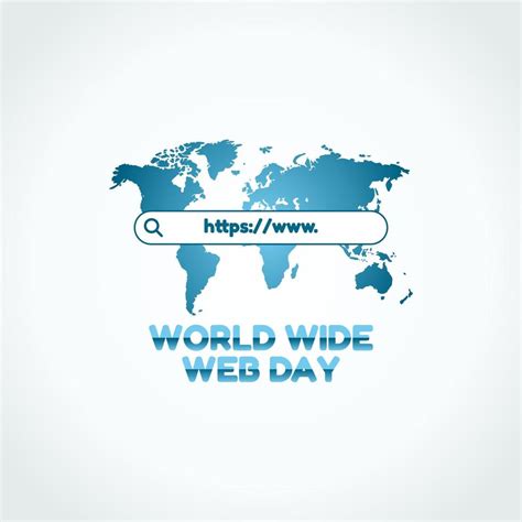 vector graphic of world wide web day good for world wide web day ...