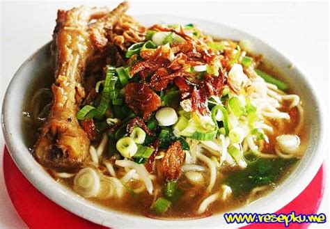 Resep Mie Ayam Pangsit Spesial | Resepku.me