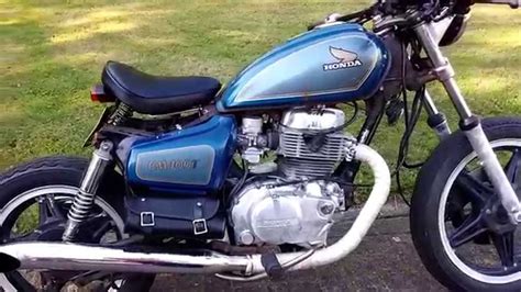 Honda CM400 Bobber - YouTube