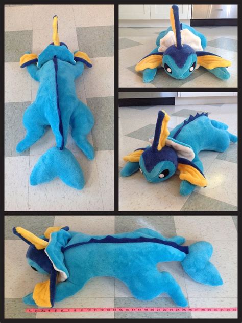 Vaporeon Plush 2 angles by aliapples.deviantart.com on @DeviantArt ...