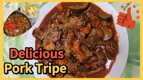 Delicious Pork Tripe - YouTube