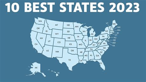 10 Best USA States to Move to in 2023 | 10 Top States 2023 | 10 Best ...