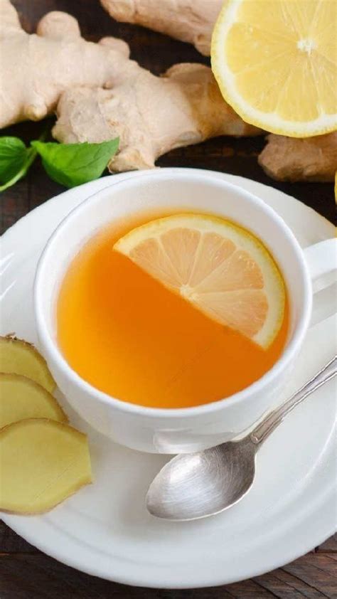 Make Ginger Lemon Tea For Sore Throat