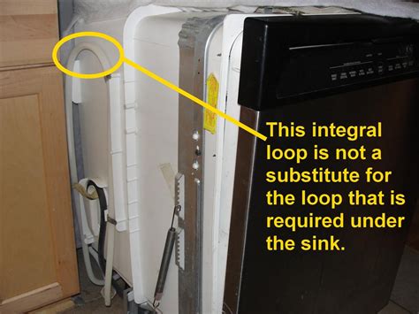 A Common Dishwasher Installation Defect With an Easy Fix - Wilson Home Inspections