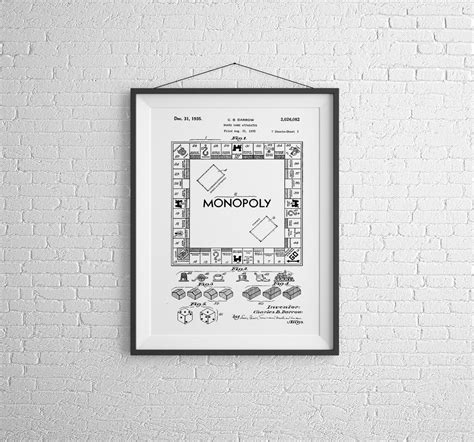 The Landlord's Board Game Patent 1935 - Etsy