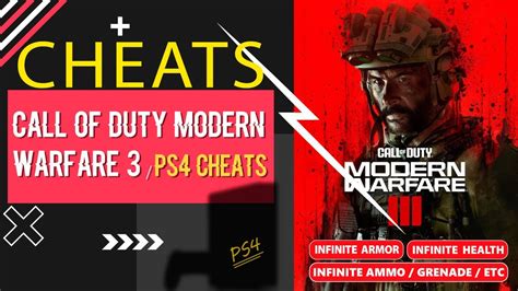 Call of Duty Modern Warfare 3 - PS4 Cheats | How to Activate cheats ...