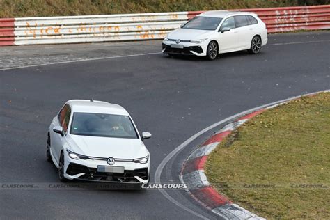 2025 VW Golf R Ditches Disguise, Shows All On The Nurburgring | Carscoops