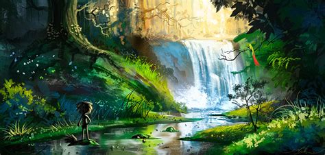 Jungle Environment Paintings for Concept Art Inspiration