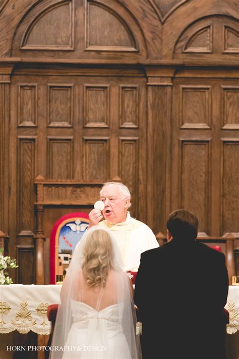 Catholic Church Wedding by Horn Photography and Design