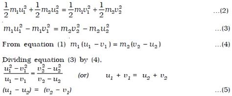 inelastic collision - kinetic energy - Elastic collision in one dimension