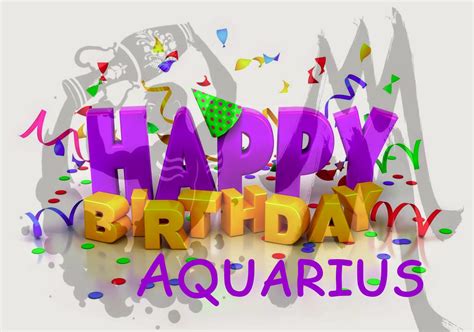Happy Birthday #Aquarius ! | Aquarius birthday, Zodiac signs aquarius, Birthday greetings