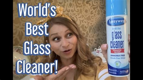 Is this really the World's Best Glass Cleaner? Sprayway glass cleaner product review. - YouTube